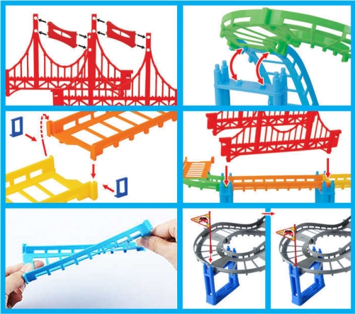 TEPSMIGO Toy Aehicle Track Sets and Roadways and Accessories